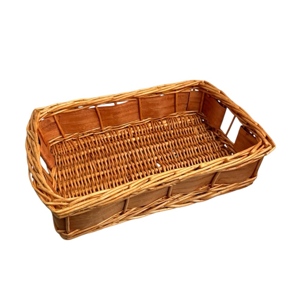 Rectangular Handwoven Basket - Picture 2 of 8